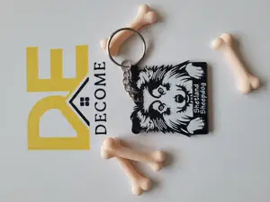 Shetland Sheepdog Keychain
