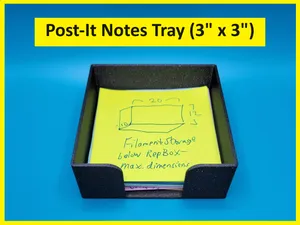 Simple Post-It Notes Tray