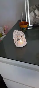 Owl voronoi with LED candle location