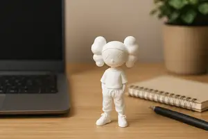 Stylized Anime Character – Streetwear Figurine