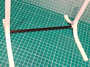Mini photo booth rod for A4 sheet