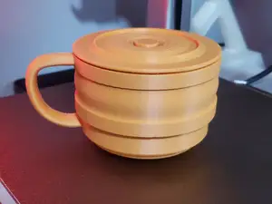 Shave Bowl with Handle and Lid