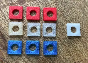 Dillon Bellcrank Cube 13871 (plastic white square in powder bar Dillon 550 / 750)