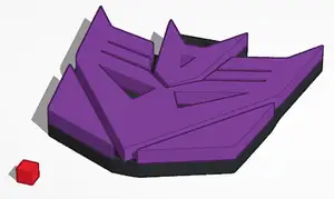 Llavero Decepticons de Transformers / Keychain of Decepticons from Transformer