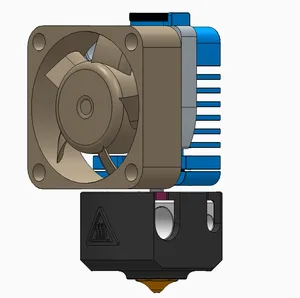 Dragonfly hotend 3010 fan bracket