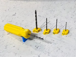 Drill bit adapter and handle for reaming 3D prints
