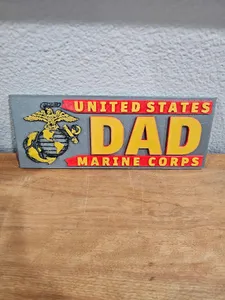 US Marine Dad plaque