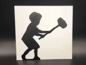 Banksy's Hammer Boy - MMU AMS Version