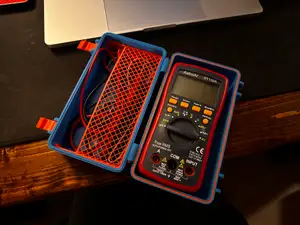 Rugged Multimeter Box With Insert (AstroAI DT132A)
