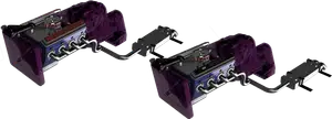 V8 Engine Upgrade for 3D SETS Model 14 (Max Team) BeltDrive Gearbox-v1