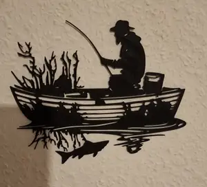 Boating fisherman