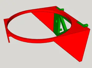 3M Paint Preparation System Cup (PPS) Holder for Peg Board