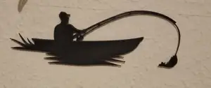 Fisherman silhouette