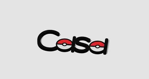 Write CASA with PokeBall / Scritta CASA con Pokeball