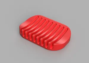 Oval Shaped Self Draining Soap Dish