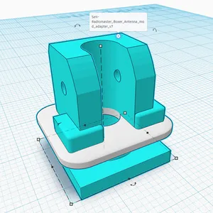 Seii-Radiomaster Boxer Antenna mod adapter v7 PETG