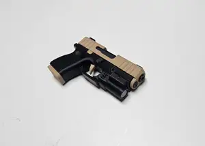 Flashlight for Glock Fidget Keychain – 3D-Printed Mini Slide-Action Toy
