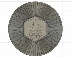 Médaille Jeux Olympiques et Paralympiques Paris 2024 / Medal of Paris 2024 Olympics and Paralympics Games