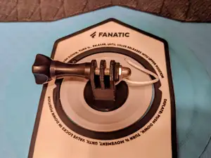 SUP air valve GoPro mount