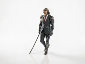 Cyborg Man Figurine Fantasy Mythology 3D Printable