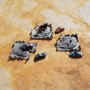 6mm Scale Generic Leveled Building Ruin