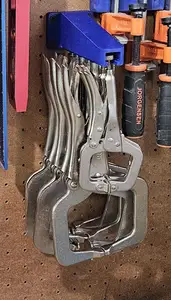 Wall Mounted Welding Clamp / Vise Grip Holder