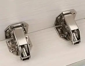 Drilling jig for screw-on cabinet hinges