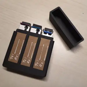Box for 3 SFP modules