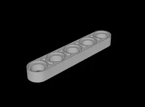 Lego Compatible (32017.dat) Technic Beam 5 x 0.5