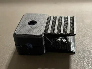 Filament Dust Filter with Spring Clip + Improved Grip + Snap-fit Hinge