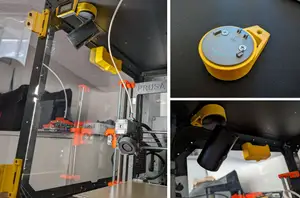 Universal Ring camera mount for Prusa enclosure - using original Ring mounting plate for quick access