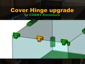 Cover Hinge upgrade for CABBY Enclosure