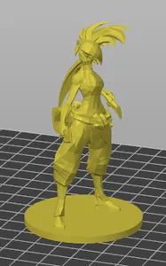 Akali League of Legends Figure (With Stand)