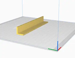 90 degree angle 150mm long x 20mm wide