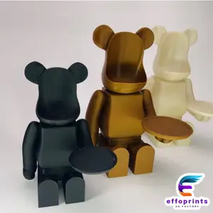 Bearbrick plate candle holder kaws
