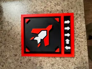 Helldivers 2 Eagle 500kg Bomb Plaque