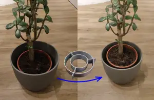 Faster-Printing Planter-Pot Spacer