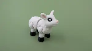 Easter Lamb - Articulated Easter Figure | Print-in-Place | No Supports