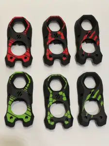 Improved Stealthburner Faces with Stripes, Claws and Hex Patterns