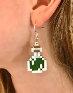 Minecraft Potion Earrings