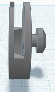 Ford Focus C-Max hatrack mounting piece