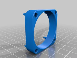 10mm and 24.7mm fan adapter for 40mm fans - fan extension tunnel