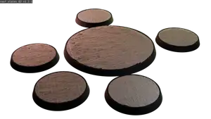 Miniature bases: Roof Slates 02