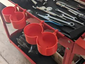 Harbor Freight Tool Cart Accessories, glove box holder, paper towel holder, trash can / garbage can holder, cup holder, can holder.