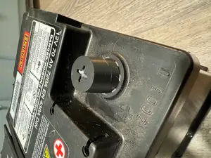Car battery pole cover