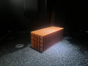 Sea container 20ft H0 | Easy-to-print
