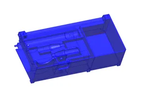 TS-80 Soldering Iron Battery Case for the Stanley 014725R organizer Lager Version with USB Cable Storage (REMIX 2)