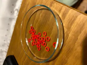 0.2 and 0.4 mm spacers for manual bed leveling
