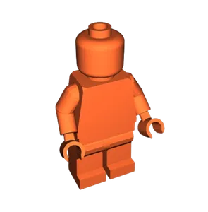 LEGO Character (Full body and piece separed)
