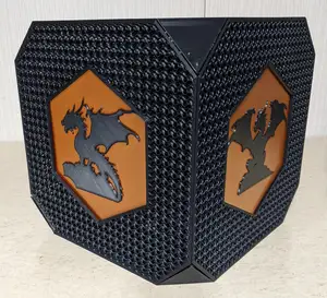 Dragon cube mATX PC case with ATX power supply
